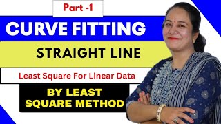 Numerical Methods  Curve Fitting Least Square Yaxb Form  Straight Line By Least Square Method [upl. by Aleek]