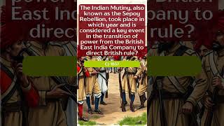 The Sepoy Rebellion of 1857 Indias Fight for Independence 💥 history historytrivia [upl. by Brandie]