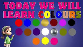 Lets Learn The Colors  Learn Colors  Learning Video For Toddlers [upl. by Erbas]