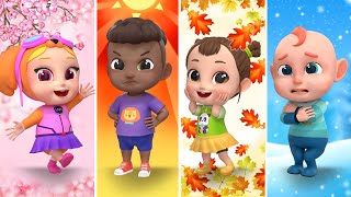 Weather and Seasons Song  Rosoo Nursery Rhymes amp Kids Songs [upl. by Leciram]