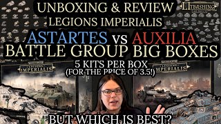 Legions Imperialis Battle Groups Unboxing and Review  which is better [upl. by Wennerholn]