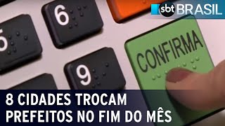 Eleições suplementares em 2022 8 cidades trocam prefeitos no fim do mês  SBT Brasil 151022 [upl. by Leisam]