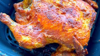 EASY JUICY DELICIOUS AIR FRYER WHOLE CHICKEN RECIPE I How to cook whole Chicken in air fryer [upl. by Virginia83]