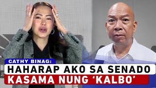 Cathy Binag Haharap sa Senado Kasama si Jonathan Morales [upl. by Adnim]