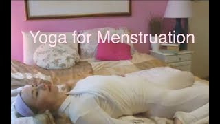 YOGA for MENSTRUATION PAIN amp FLOW with YogaYin [upl. by Eutnoj409]