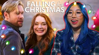 Lindsay Lohan SLEIGHED in her new Christmas movie FALLING FOR CHRISTMAS [upl. by Camilia]