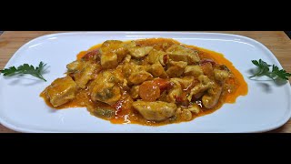 Pollo al curry con leche de coco Chicken curry with coconut milk [upl. by Jepum155]