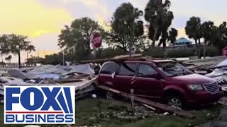 TOTAL DEVASTATION Florida island decimated by Helene braces for second storm [upl. by Dehsar]