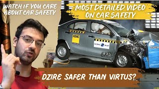 Car Safety K Saare RAAZ Khulenge Is Dzire Really 5 Star amp All Safety Myths Solved Here [upl. by Yhtak]