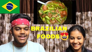 INDIANS REACTS TO BRAZILIAN FOODS [upl. by Coppock]