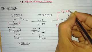 6 Sugar isomers Part5 epimers amp AldoseKetose isomers [upl. by Saphra143]