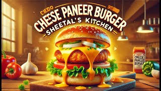 Cheese Paneer Burger Recipe in JUST 5 minutes [upl. by Kahn]