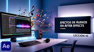 Efectos de audios en After Effects  Curso Ae 2025 gratis  Lección 10 [upl. by Nytsirt]