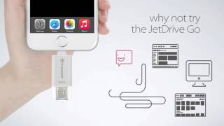 iPhone・iPad対応USBメモリ JetDrive Go 300 USB31対応 Transcend製 [upl. by Boeschen]