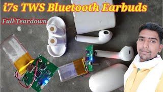 i7s TWS Earbuds Full Teardown  Charging Problem Power Button Problem Solution [upl. by Ainos]