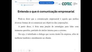 Aula 21 Os principais conceitos da comunicação empresarial [upl. by Sugar]