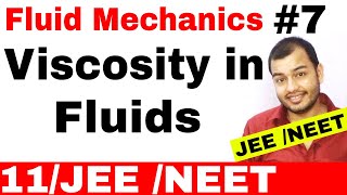 Fluid 07  Viscosity and Viscous Force IIT JEE MAINS  NEET Watch Fluid 08 for Stokes Theorem [upl. by Lebatsirhc681]