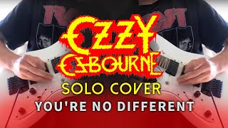 Ozzy Osbourne  Youre no Different Solo Cover by Sacha Baptista Jake E Lee [upl. by Devlin]