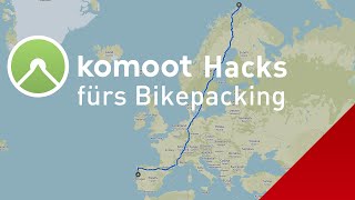 Bikepacking Tourplanung mit Komoot – Tipps für dein nächstes Abenteuer Radreise [upl. by Coheman]