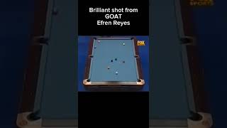 EFREN REYES IMPOSSIBLE BANK SHOT [upl. by Ennoryt]