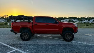 Rough Country 6 inch lift 2022 Nissan Frontier  Initial thoughts and overview [upl. by Noiztneb]