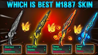 M1887 BEST SKIN  NEW M1887 SKIN  BEST ATTRIBUTES M1887 SKIN  INCUBATOR M1887 NEW SKIN VS OLD🔥 [upl. by Claire]