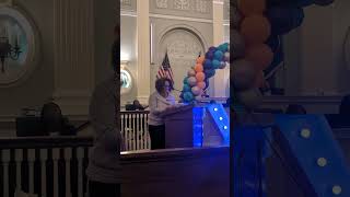 Leadership and Theatre Attributes graduation speech SGOF Waterbury City Hall [upl. by Nomzzaj]