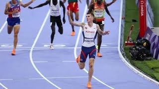 Jakob Ingebrigtsen wins Mens 5000m Race Olympics Paris 2024 [upl. by Maillij]