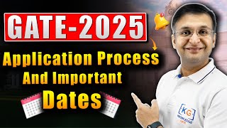 Gate2025 Launch Application Process and important Dates [upl. by Namrak]