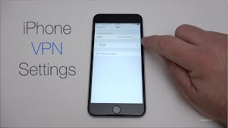 How to setup an iPhone VPN connection [upl. by Damiani]