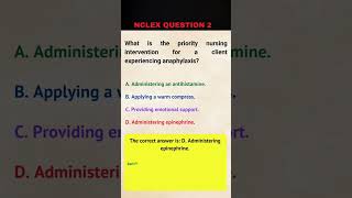 Can you Answer this NCLEX Question nclexquestionsandanswers nclex [upl. by Waring]