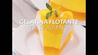 Cómo preparar Gelatina flotante de durazno  Recetas Nestlé® [upl. by Reta]