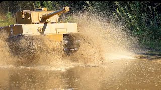 Tiger 131 Cool Offroad Driving With a Tiger 131 Tank and Many Willys Jeeps  TRANDUM NORWAY 2024 [upl. by Thomasine]