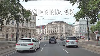 Vienna 4K  Austria Capital  Driving Downtown [upl. by Artemla]