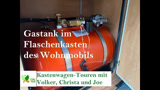 VLOG 48 Gastank in den Flaschenkasten des Wohnmobils einbauen [upl. by Mureil]