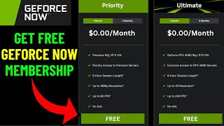 HOW TO GET GEFORCE NOW PREMIUM FREE 2024 PRIORITYULTIMATE [upl. by Rratsal42]