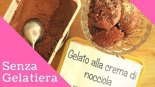 Gelato alla crema di nocciole senza GELATIERA  Ricette Estive [upl. by Ytineres]