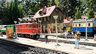 Der Henkel Kesselwagenzug im Sonnenschein  3 Tage Fahrtag auf der Esslinger Gartenbahn [upl. by Delmer]