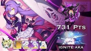 Argent Knight Artemis IGNITE 496D731Pts  MMG SS0  HTR S0  CN SSS  3 Kiana [upl. by Wootan]