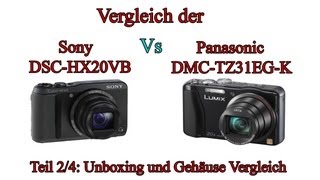 Vergleich der quotSony Cybershot DSCHX20Vquot mit der quotPanasonic Lumix DMCTZ31quot Teil 24 [upl. by Yesnik129]