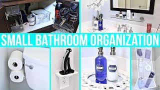 Small Bathroom Organization Ideas [upl. by Dorelle]