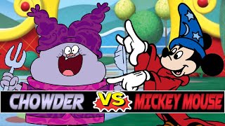 MUGEN Battles  Chowder vs Mickey Mouse  Cartoon Network vs Disney [upl. by Victoria360]