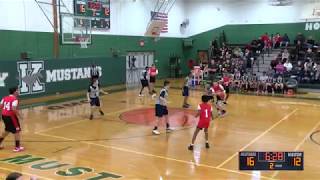 Middle School Boys Basketball Championship WMS vs CMS January 10 2020 [upl. by Emirej]