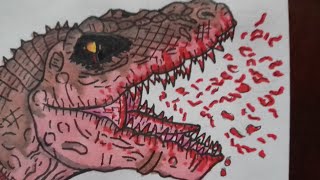 Dibujo del Devorador de Almas Trex FANART [upl. by Orlena270]