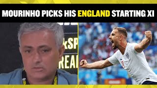 HENDERSON IN NO PICKFORD NO STERLING José Mourinho picks his England starting XI for the Euros [upl. by Justinn]