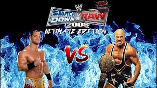 Smackdown Vs Raw 2008 Ultimate Edition Matches 1  Kurt Angle Vs Chris Benoit RPCS3 [upl. by Eednim603]