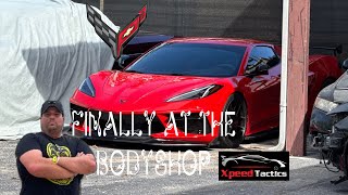 C8 Corvette Crash explained plus damages Don’t fall for the insurance tricks [upl. by Atnuhs]