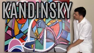 Kandinsky Art Lesson  Abstract Art Painting Step by Step [upl. by Michiko684]