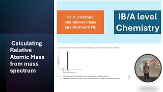 Calculating Relative Atomic Mass from Mass Spectrum [upl. by Nies768]