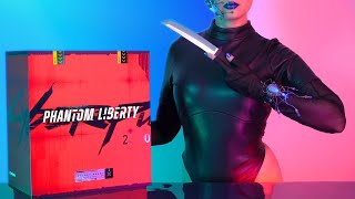 FIRST LOOK Phantom Liberty SECRET AGENT Edition  Cyberpunk 2077 Unboxing [upl. by Alvar687]